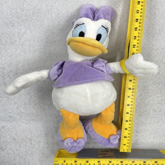 Disney DAISY DUCK Plush 16" Stuffed Animal Toy Doll Purple Outfit & Bow - Picture 6 of 9